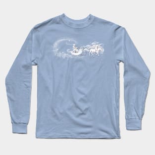 Snow queen in the carriage Long Sleeve T-Shirt